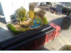 伊川承插式钢带波纹管 钢带增强聚乙烯波纹管厂家图1