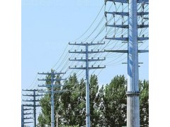 30米终端钢杆 钢管杆 直线钢杆 转角钢杆 打桩施工图1