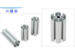 厂家直销六棱柱展览摊位铝展展览器材图1