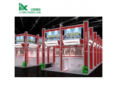 立欣专业生产销售八棱柱标摊 标摊展架 标准展位铝材器材图1