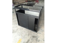 立欣直销铝合金玻璃折叠展柜 铝合金玻璃折叠展柜器材图1