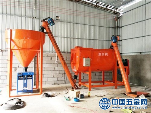 卧式搅拌机生产线