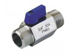 迷你双外螺纹球阀图1