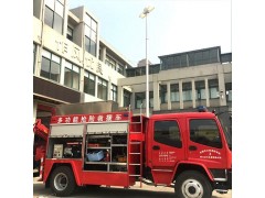 雷达通讯基站电动升降天线杆 车载预装式变电站避雷针图1