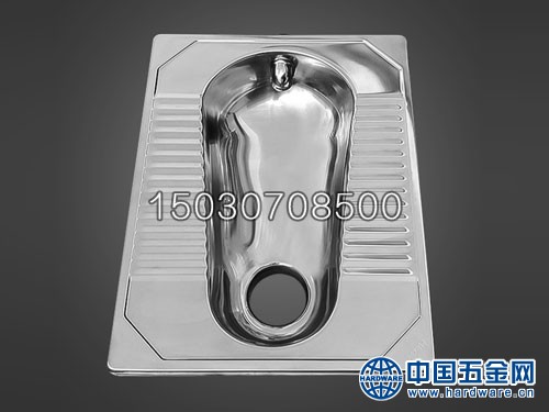 XKD-802不锈钢一体前排蹲便器