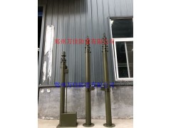 野外应急通信天线升降杆,野战车载照明灯升降杆图1