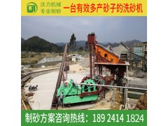 沃力水洗砂机厂家 高效洗砂机 水洗砂机价格图1