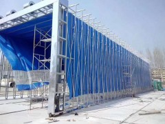 伸缩移动喷漆房10米报价方案图1