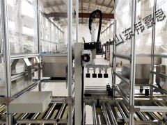 全自动瓶体装箱码垛生产线 码垛机械手怎么买图1