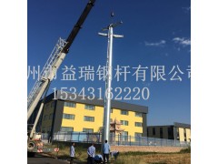 大连市 转角钢杆 65度转角钢杆 霸州市益瑞钢杆图1