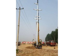 铜川市电力钢杆厂家 10kv电力钢杆 35kv电力钢杆图1