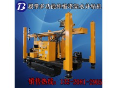 供应 水井钻机 液压回转式气动山地钻机 轮式打井机 厂家现货图1