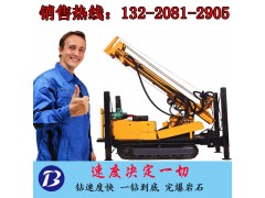 厂家直销 行走型水井钻机 快速冲击岩石钻孔机 勘探气动打井机图1