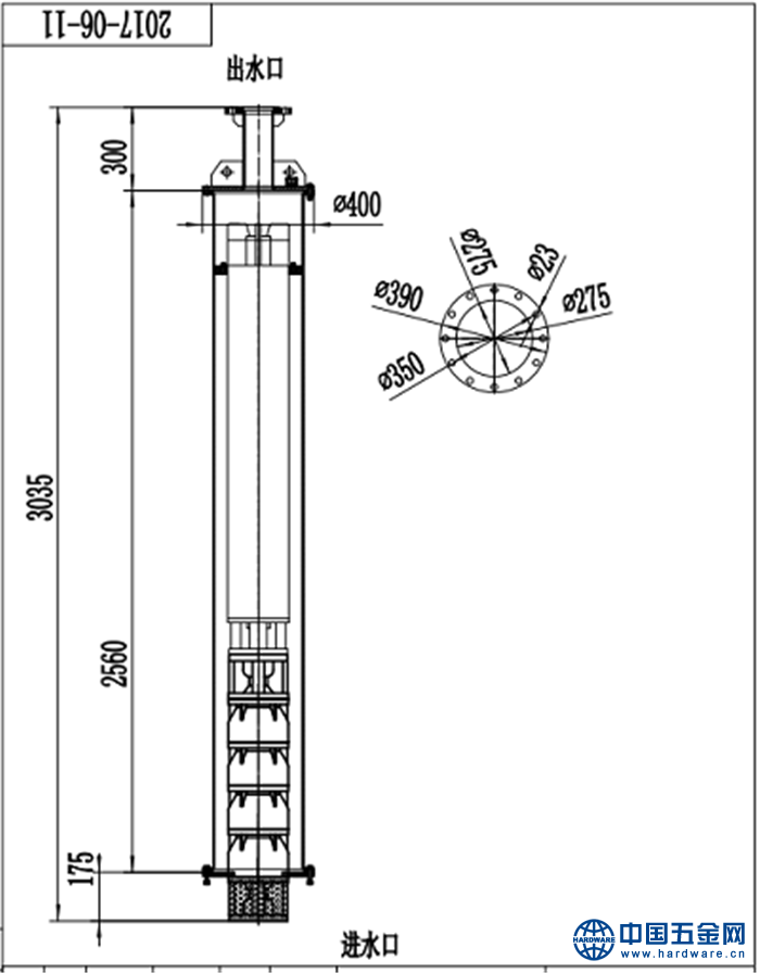 底吸式潜水泵_QJX大流量下吸泵