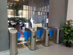 健身房人脸识别翼闸,指纹考勤翼闸,小区刷卡翼闸图1