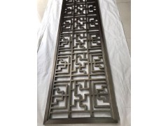 不锈钢红古铜做旧屏风隔断厂家图1