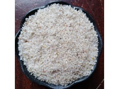 热销天然石英砂 2-4mm污水处理海砂 圆粒石英砂图1