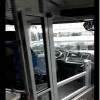 公交车司机防护栏司机保护装置司机防护装置玻璃门车用护栏公交车