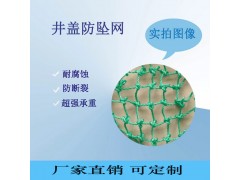 厂家直销聚乙烯尼龙井盖防护网 窖井防坠网 网扣结实强度高图1