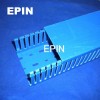 EPIN深蓝色带齿PVC线槽/配线槽/行线槽