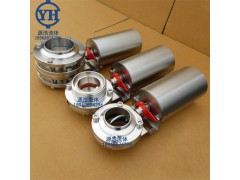 不锈钢气动蝶阀 卫生级蝶阀图1