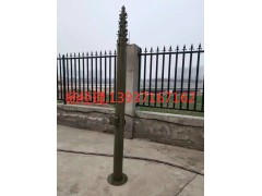 25米铝镁合金手动升降杆避雷针手摇升降避雷针扬博可定制升降杆图1