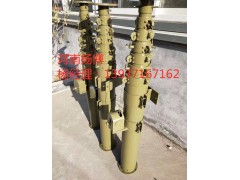 内置拉线升降杆通讯天线避雷针 手动手摇新闻车载升降杆扬博定制图1