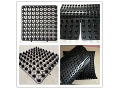 供应商 车库顶板块状再生料蓄排水板 屋顶绿化种植全新料排水板图1