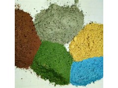 供应红色金刚砂地坪材料 绿色金刚砂地坪材料 水泥本色金刚砂图1