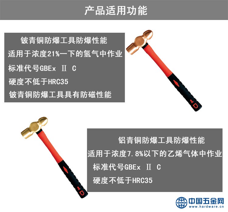 铍青铜铝青铜防爆性能