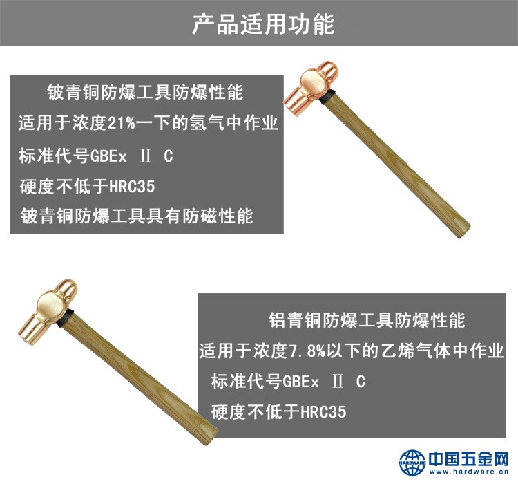 铍青铜铝青铜防爆性能