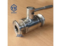 不锈钢无滞留球阀 手动快装球阀图1