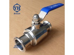 卫生级直通球阀 不锈钢快装球阀图1