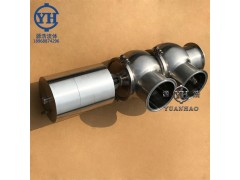 卫生级两位三通换向阀 不锈钢快装换向阀图1