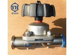 卫生级直通隔膜阀 手动快装隔膜阀图1