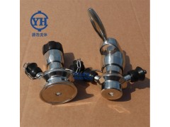 卫生级无菌取样阀 不锈钢快装取样阀 食品级取样阀图1