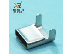 供应兴荣XR-L保温不锈钢扎扣 海工打包钢扣图1