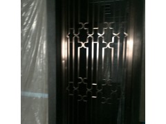 生产不锈钢镂空雕花屏风酒店KTV彩色钛金玫瑰金不锈钢屏风定制图1