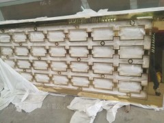 不锈钢壁画屏风隔断 酒店屏风镂空金属屏风大厅镂空屏风图1