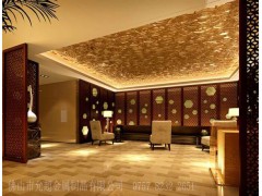 佛山允超厂家直销不锈钢屏风镀古铜色 仿古铜色不锈钢屏风制图1