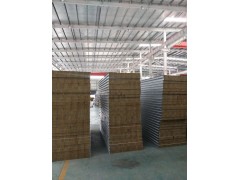 彩钢岩棉板厂家直销a级防火保温隔热岩棉夹芯板图1