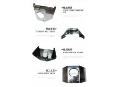 温室大棚配件天沟水斗定制连栋大棚天沟端沟水槽图1