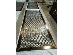 周口激光雕刻屏风隔断图1