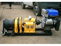 怀鸽牌绞磨机 电力绞磨机3吨皮带传动柴油机机动水冷机 风冷机图1