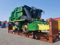 货运德国二手采棉机进口报关图1