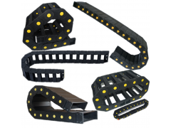 工程塑料拖链 尼龙拖链 穿线拖链 坦克链图1