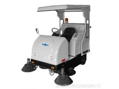 鼎洁扫地车DJ1800工厂室外道路用带顶棚驾驶式扫地机图1