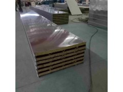 机制不锈钢夹芯板 岩棉保温板 烘道防火板图1