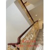 别墅楼梯镂空雕花板铜护栏多少钱一米
