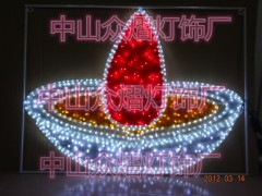 LED户外景观灯 发光米奇造型灯 卡通动物装饰灯图1